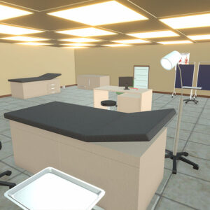 3d clinic interior,