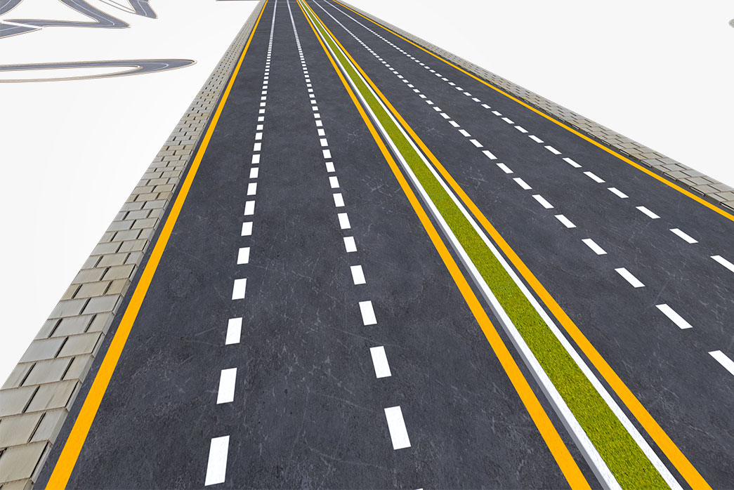 street roads 3d model, 3d roads, 3d streets, streets and roads 3d model,