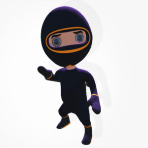 bomber man 3d model, 3d character, 3d character modeling,