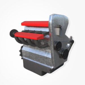 car engine 3d model, 3d car engine, 3d engine, low poly car engine,