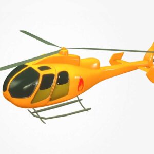 carton helicopter 3d model, 3d model cartoon helicopter, 3d helicopter, cartoon helicopter,