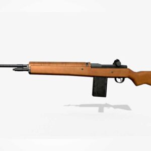 rifle 3d mode, gun 3d model, m14 rifle 3d model,