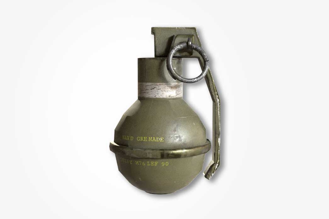 grenade 3d model, m26 grenade 3d model, 3d model grenade, military grenade 3d model,