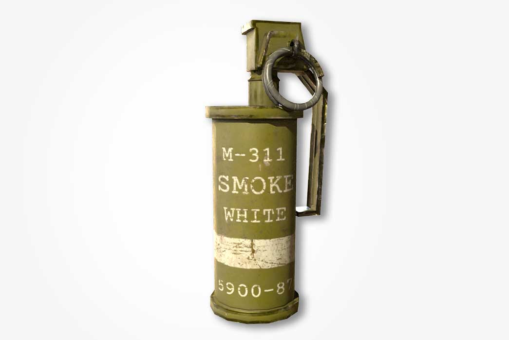 3d grenade, smoke grenade 3d model, m13 smoke grenade, 3d m13 grenade, smoke grenade