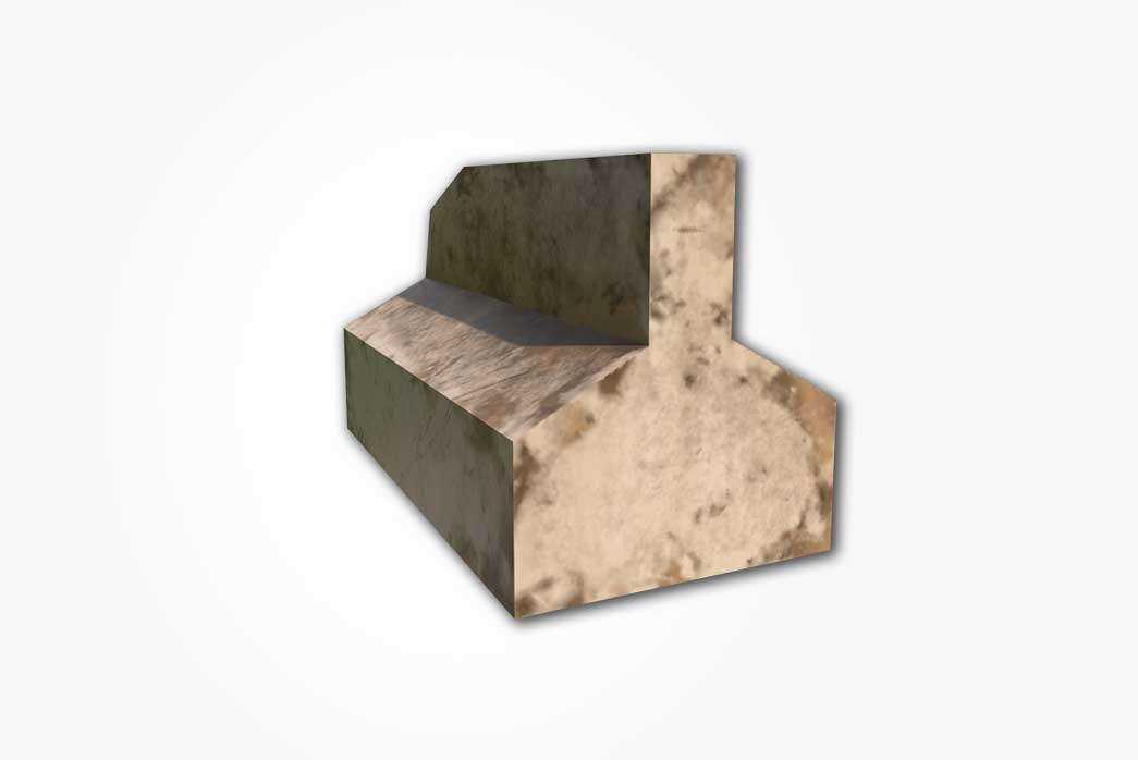 concrete barrier 3d model, 3d model concrete barrier, free concrete barrier