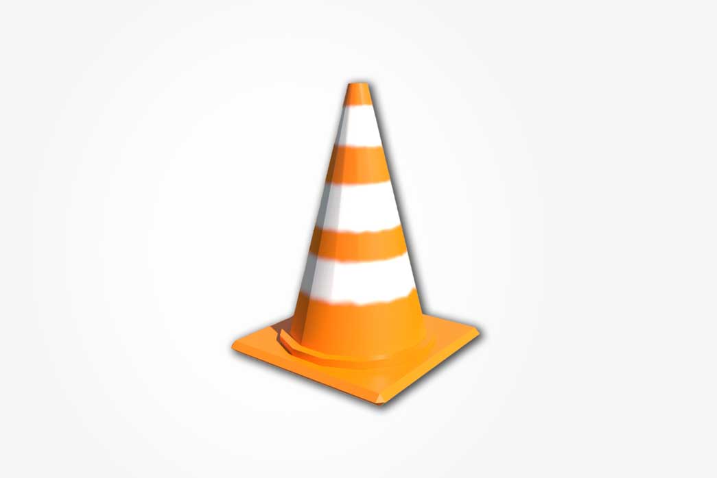 traffic cone, traffic cone 3d model, free traffic cone 3d model,