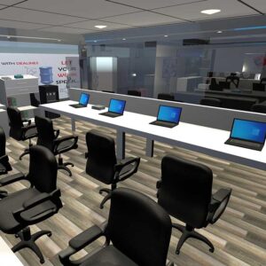 IT office interior 3d environment, 3d office environment, 3d office furniture,