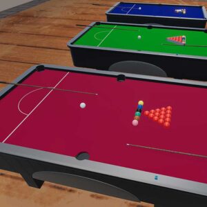 3d snooker props kit, 3d snooker table, 3d snooker balls and table, 3d pool table,