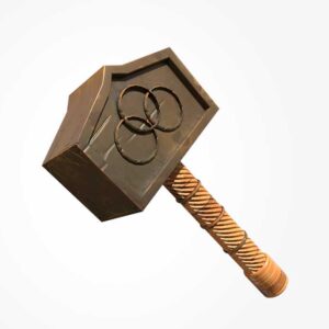 3d hammer model, hammer tool, stylized hammer 3d model,