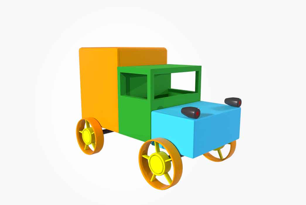 3d toy truck